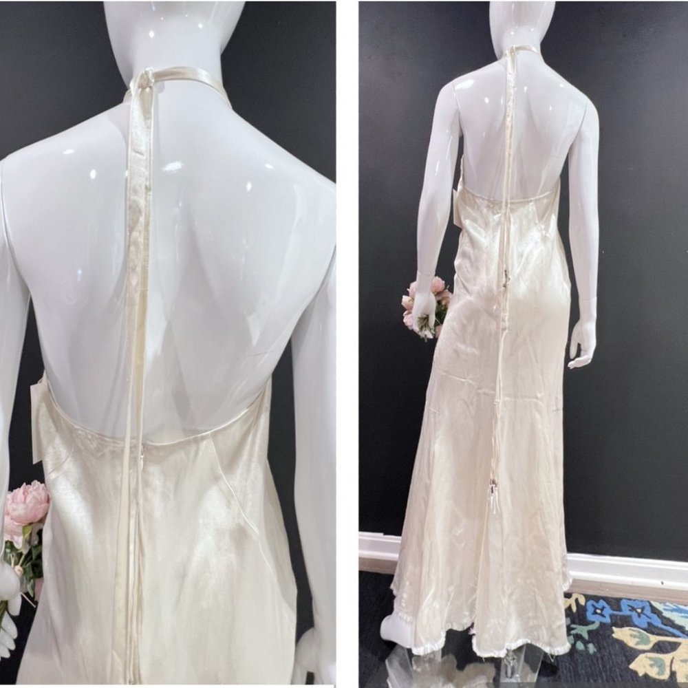 Brenda Knight For Free People RawHem Satin Dress - Picture 11 of 14